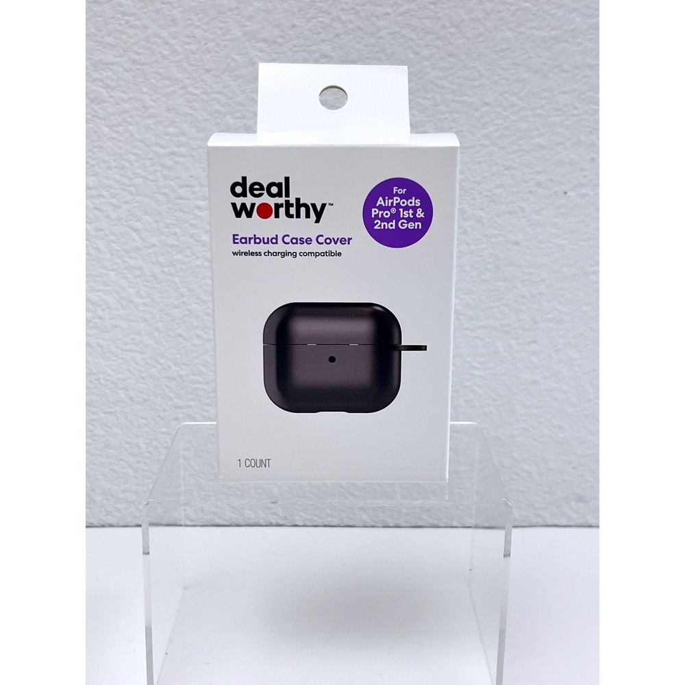 New Earbud Case Cover For AirPod Pro 1st & 2nd Gen Black